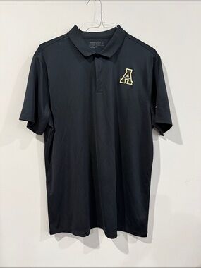 App State Nike Golf Dri-fit Men's Black Polo Shirt